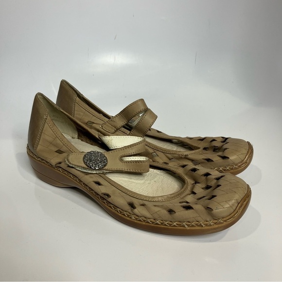 Rieker Doris 75 cut out shoes tan size 40 - Picture 2 of 8
